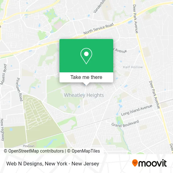 Web N Designs map
