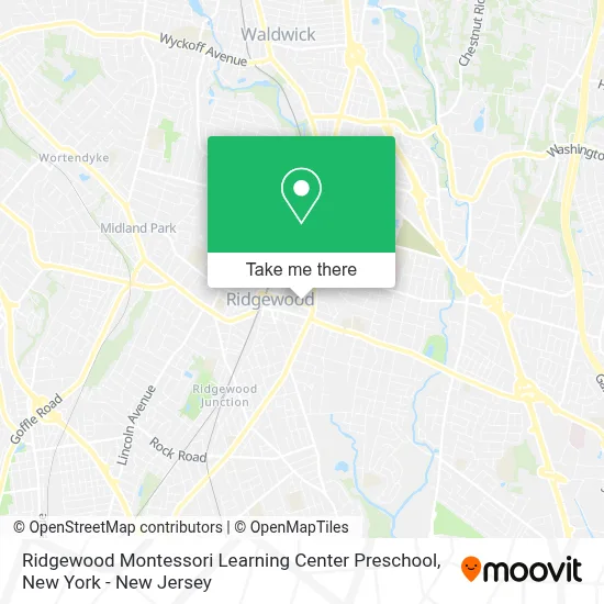 Ridgewood Montessori Learning Center Preschool map