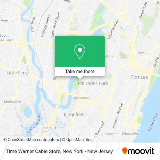 Time Warner Cable Store map