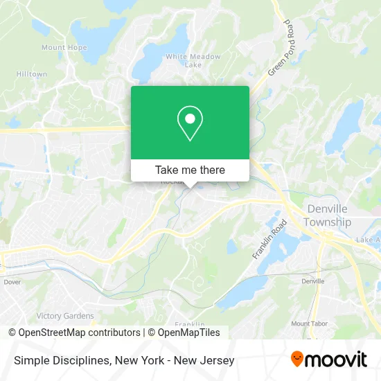 Simple Disciplines map