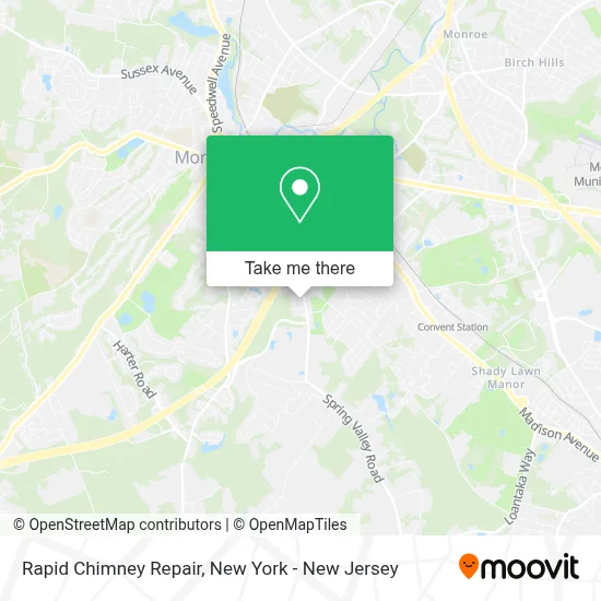 Rapid Chimney Repair map