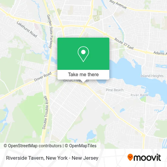 Riverside Tavern map