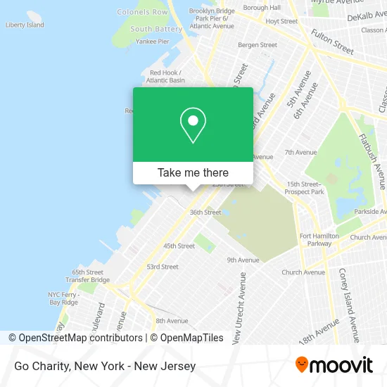 Go Charity map