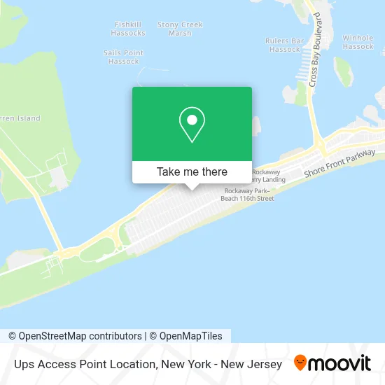 Ups Access Point Location map