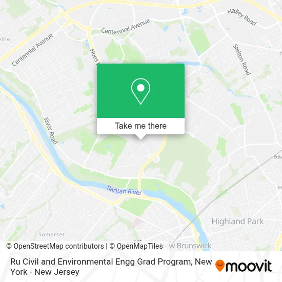 Ru Civil and Environmental Engg Grad Program map