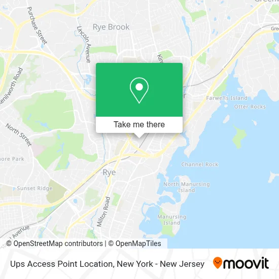 Ups Access Point Location map