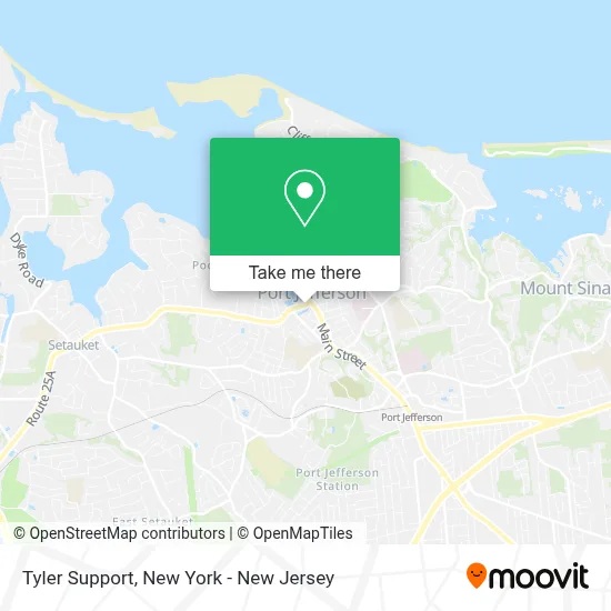 Tyler Support map