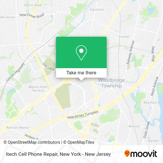 Itech Cell Phone Repair map