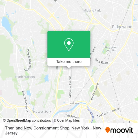Then and Now Consignment Shop map