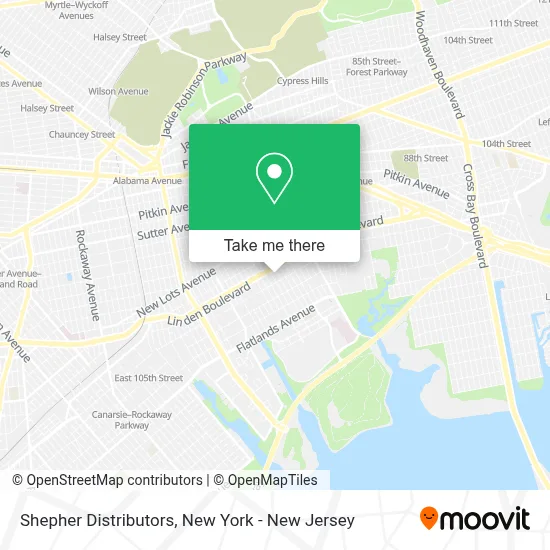 Shepher Distributors map