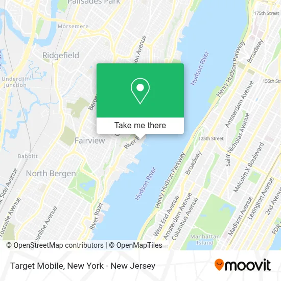 Target Mobile map