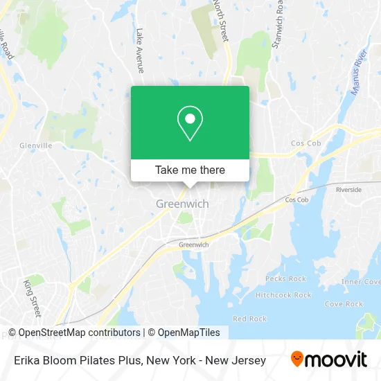 Erika Bloom Pilates Plus map
