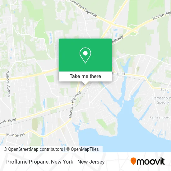 Proflame Propane map