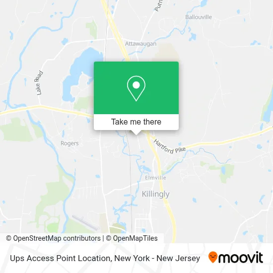 Ups Access Point Location map