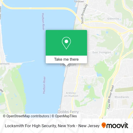 Locksmith For High Security map