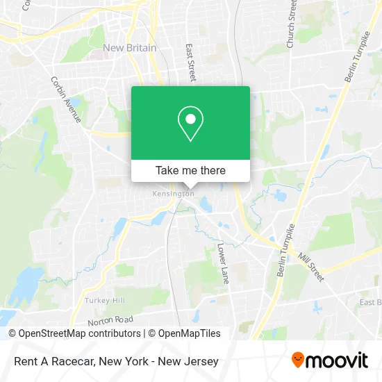Rent A Racecar map