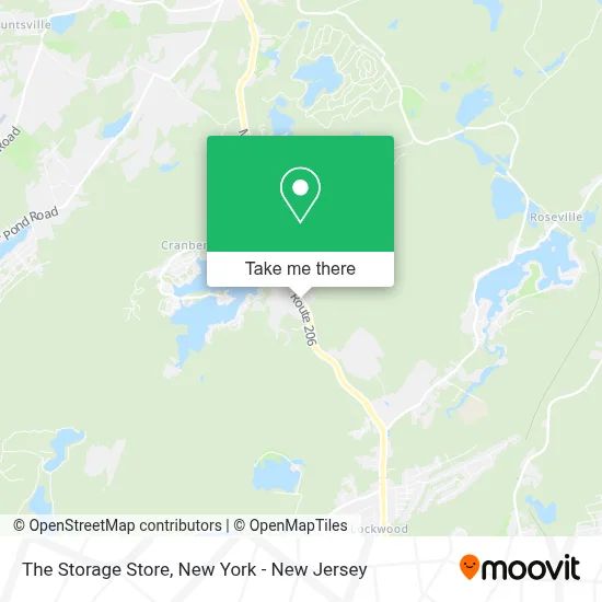 The Storage Store map