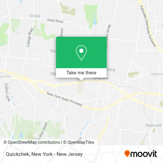 Quickchek map