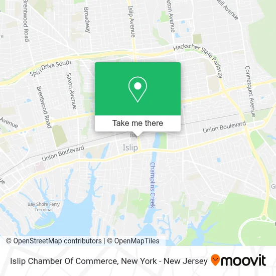 Islip Chamber Of Commerce map