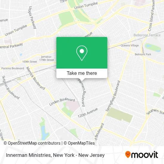 Innerman Ministries map