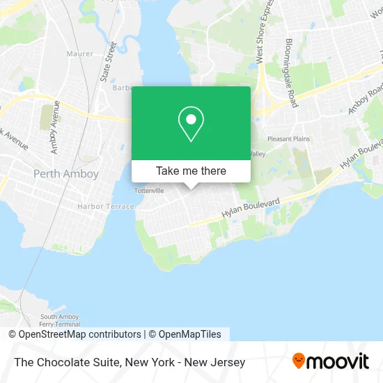 The Chocolate Suite map