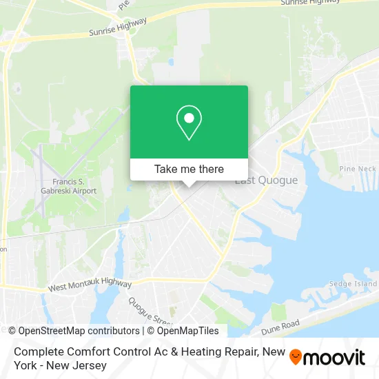 Complete Comfort Control Ac & Heating Repair map