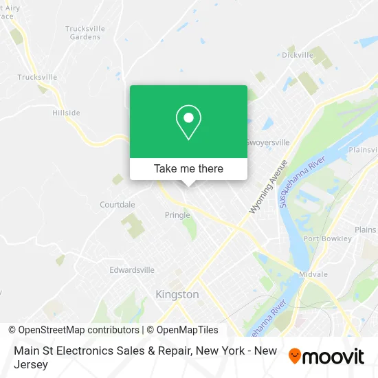 Main St Electronics Sales & Repair map
