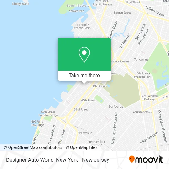 Designer Auto World map