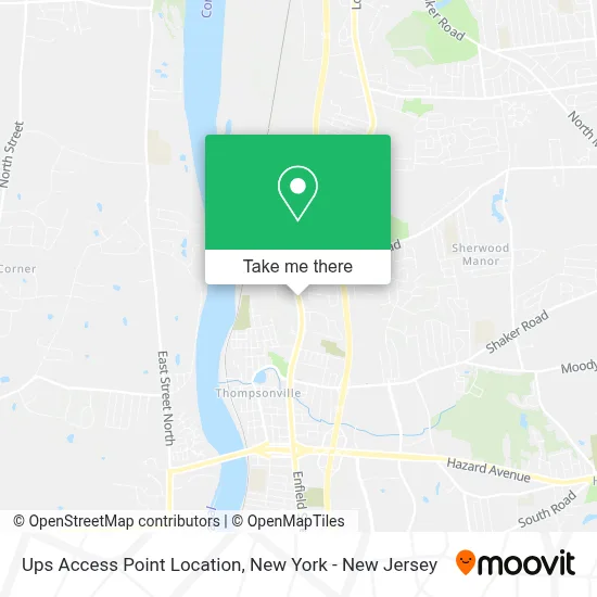 Ups Access Point Location map