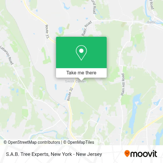 S.A.B. Tree Experts map