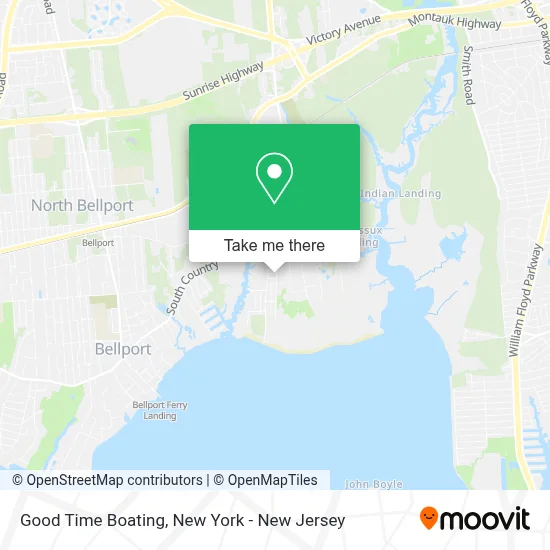 Good Time Boating map