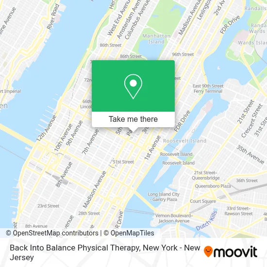 Back Into Balance Physical Therapy map