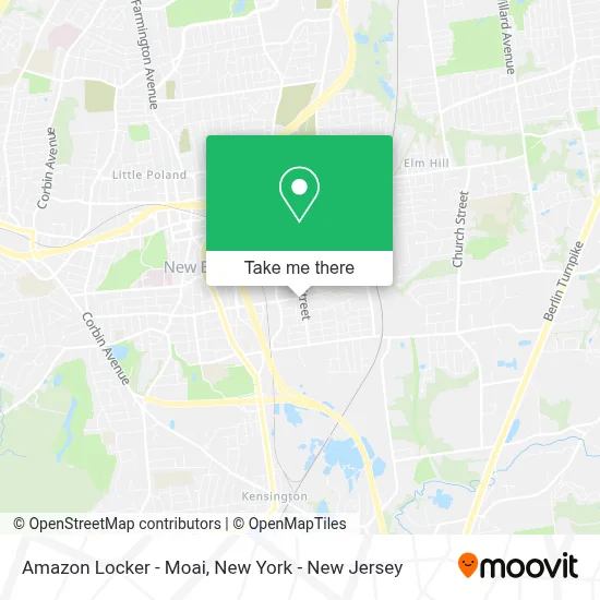 Amazon Locker - Moai map