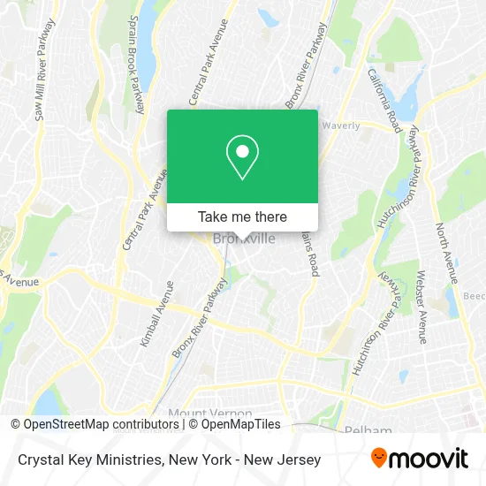 Crystal Key Ministries map