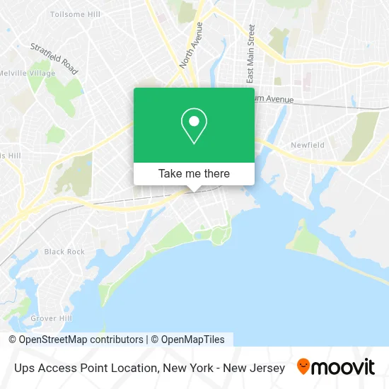 Ups Access Point Location map