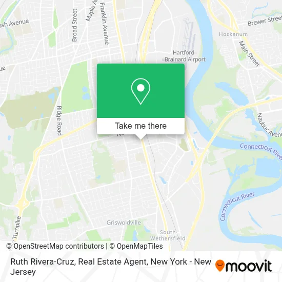 Ruth Rivera-Cruz, Real Estate Agent map