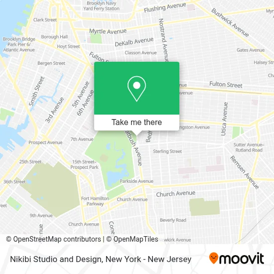 Nikibi Studio and Design map