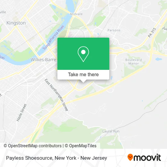 Payless Shoesource map
