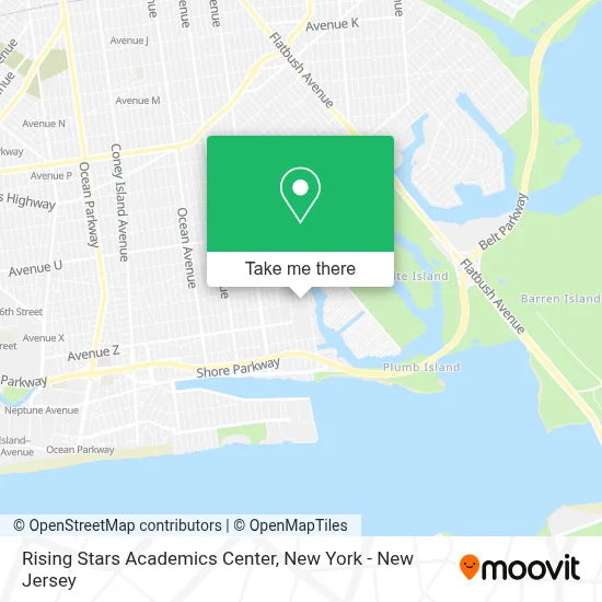 Rising Stars Academics Center map
