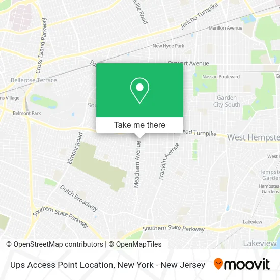 Ups Access Point Location map