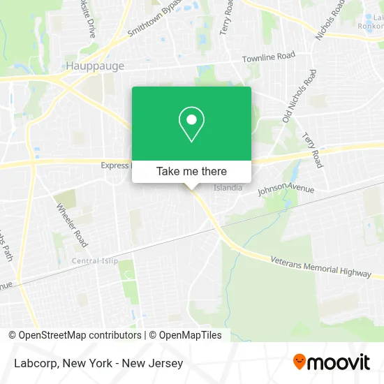 Labcorp map