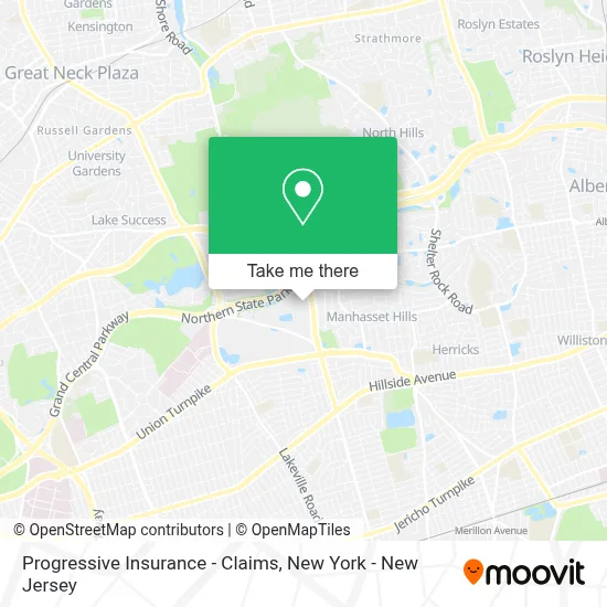 Progressive Insurance - Claims map