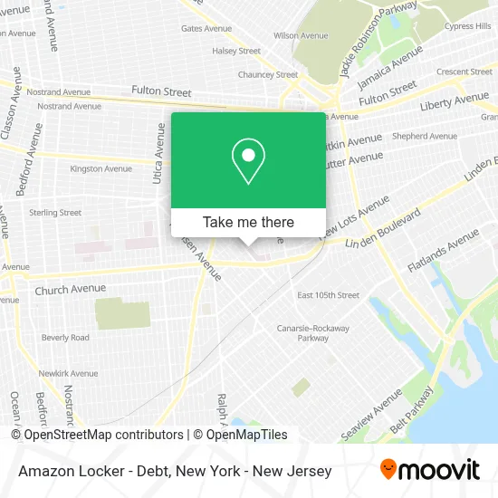 Amazon Locker - Debt map
