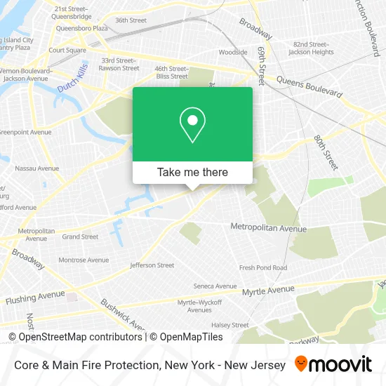 Core & Main Fire Protection map