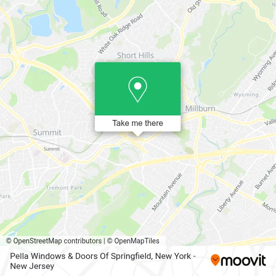 Pella Windows & Doors Of Springfield map