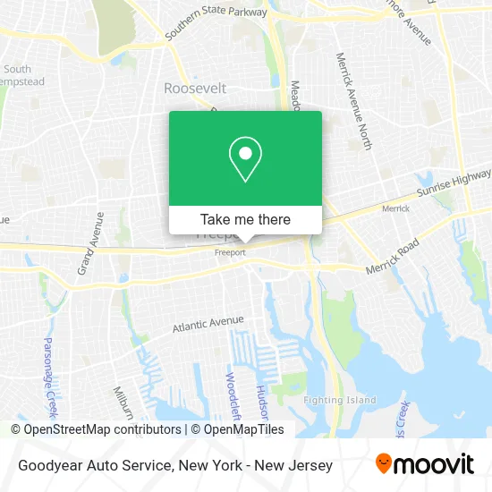 Goodyear Auto Service map