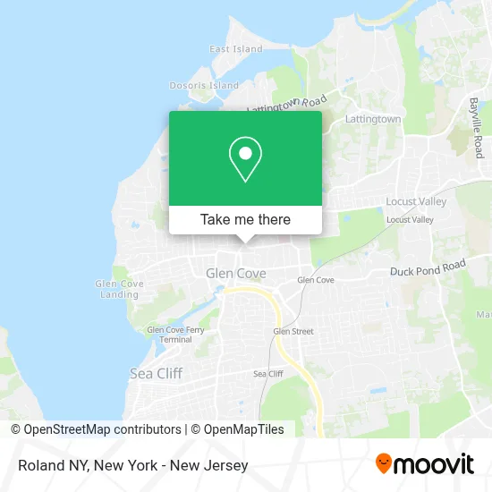 Roland NY map
