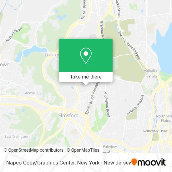 Napco Copy/Graphics Center map