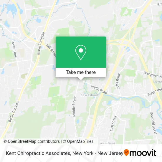 Kent Chiropractic Associates map