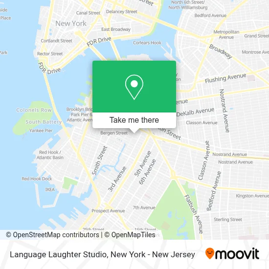 Language Laughter Studio map